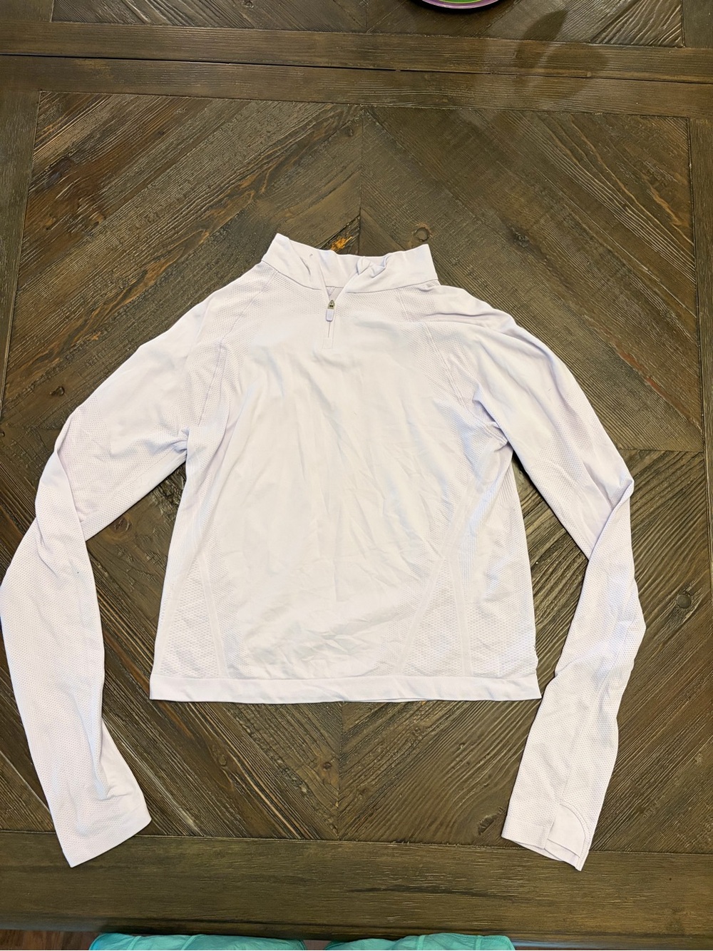 Athleta Light Lavender Half-Zip Pullover